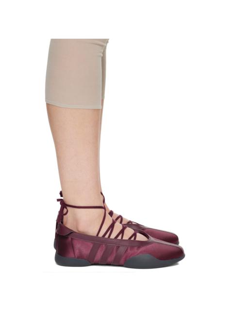 adidas Originals Burgundy Taekwondo Mei Ballerina Flats