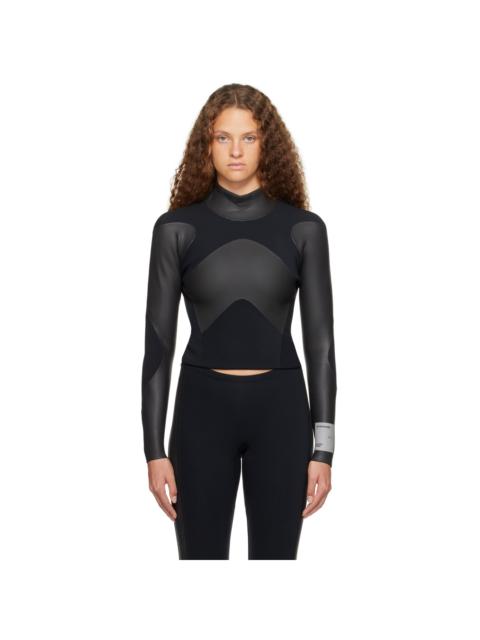 Dion Lee Haydenshapes by Dion Lee SSENSE Exclusive Black & Gray Long Sleeve T-Shirt
