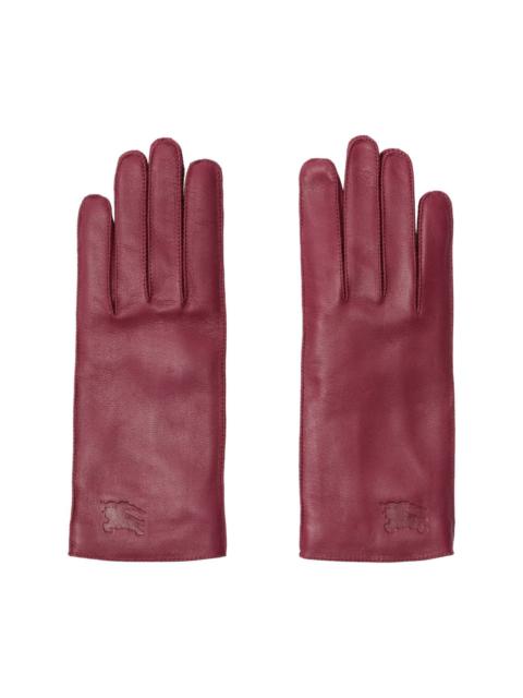 Burberry Equestrian Knight-motif leather gloves