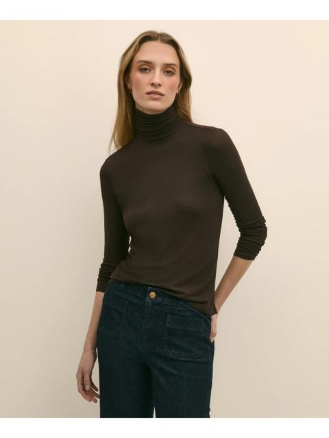 Brooks Brothers Lightweight Modal Cashmere Turtleneck