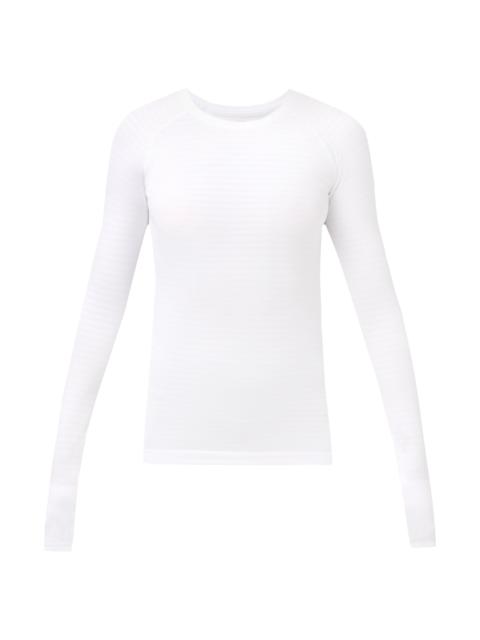 Sweaty Betty Athlete Textured Stripe Long Sleeve Tee