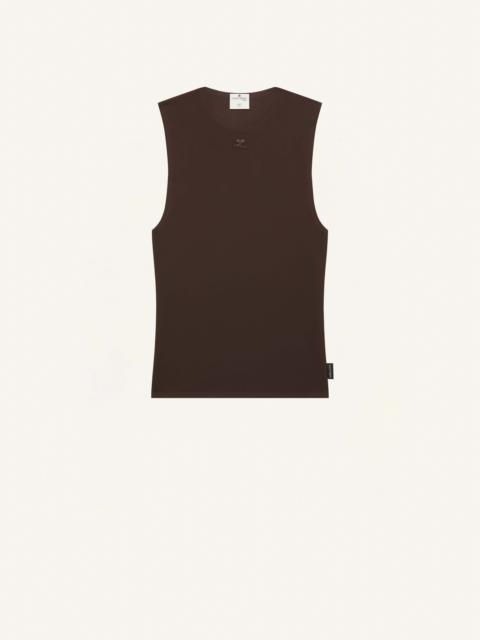 courrèges SECOND SKIN TANK TOP