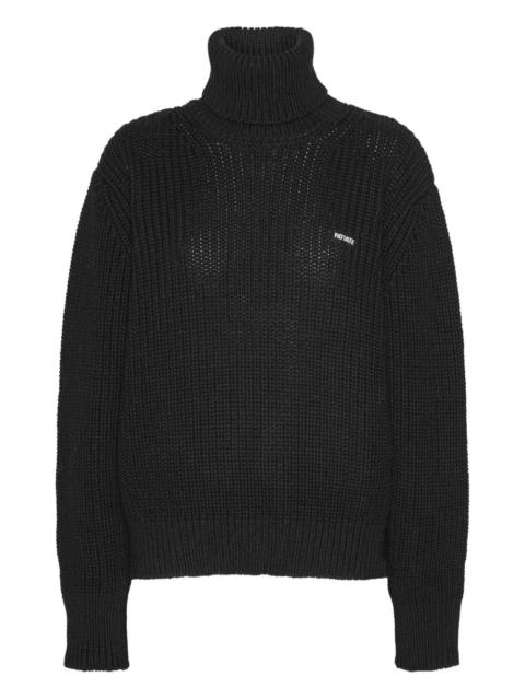 ROTATE ribbed turtleneck sweater