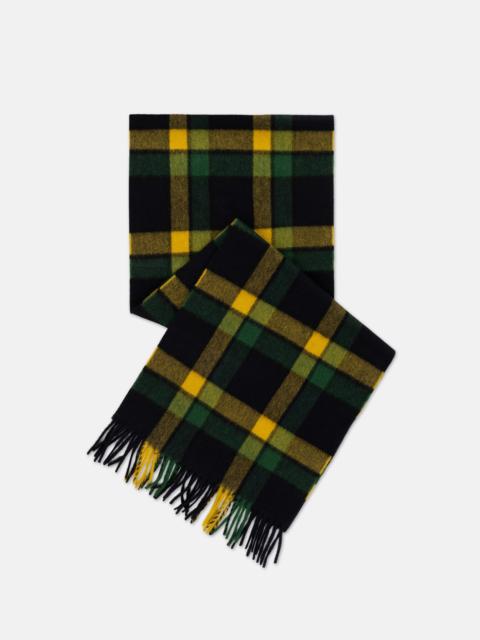 J. PRESS MADE-IN-ENGLAND HAWORTH PLAID CASHMERE MUFFLER