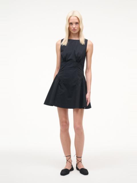 STAUD STAUD GWEN MINI DRESS BLACK