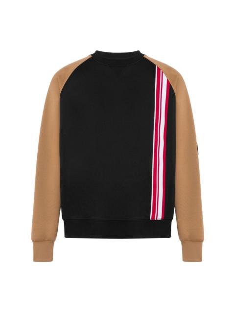 colour-block crew-neck sweatshirt