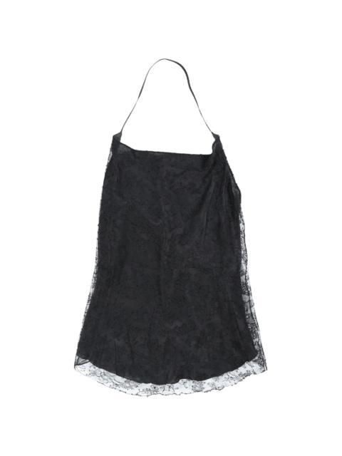 Marc Le Bihan cowl-effect lace blouse