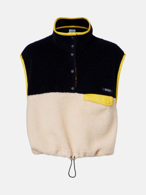 Prada Cropped teddy vest