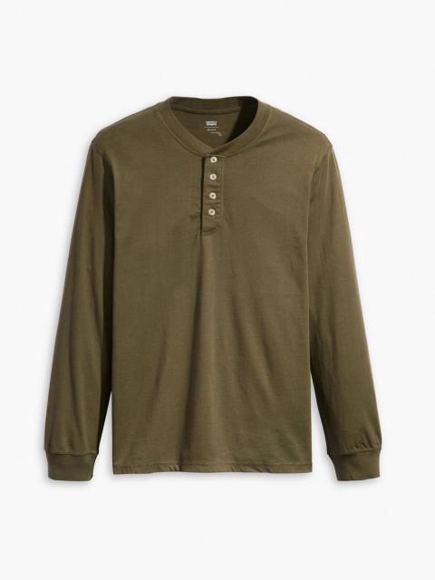 FOUR-BUTTON HENLEY