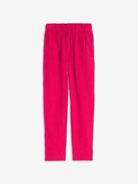 BODEN Double Cloth Crop Pants-Pomegranate