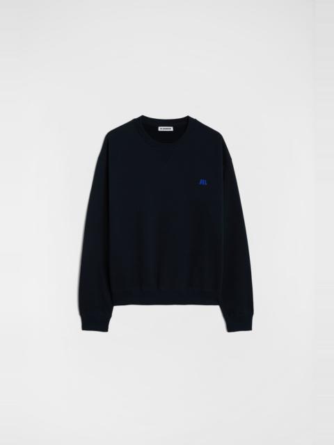 Jil Sander Cotton Terry Crew-Neck Sweatshirt