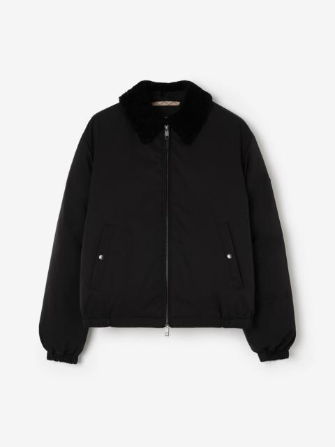 Burberry Nylon Cotton Farnborough Aviator Jacket