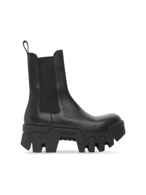 BALENCIAGA Men's Bulldozer Chelsea Boot in Black