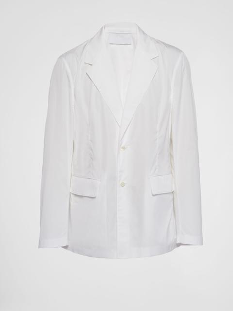Single-breasted cotton jacket