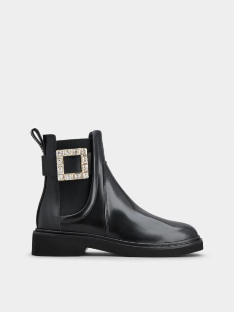 Roger Vivier Viv' Rangers Chelsea Booties in leather
