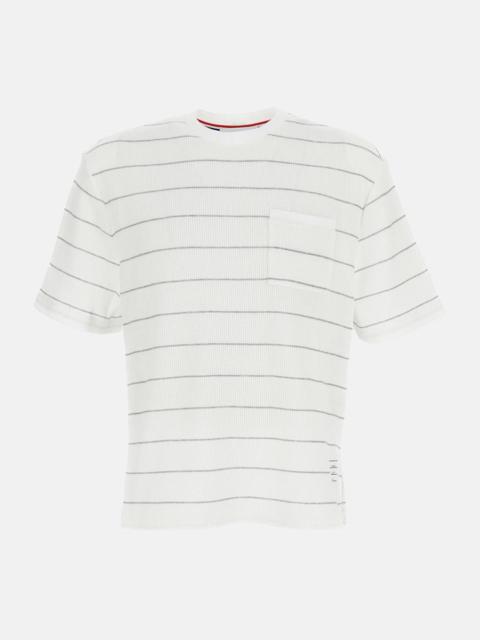 Thom Browne Striped Crew Neck T-Shirt