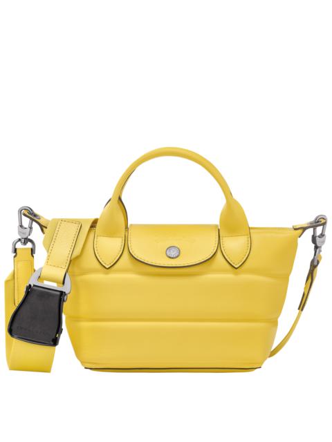 Le Pliage Xtra XS Handbag Yellow - Leather