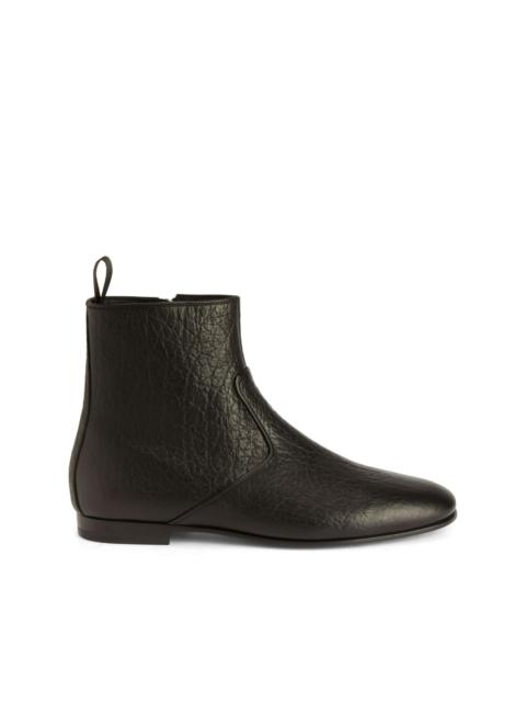 Ron leather ankle boots