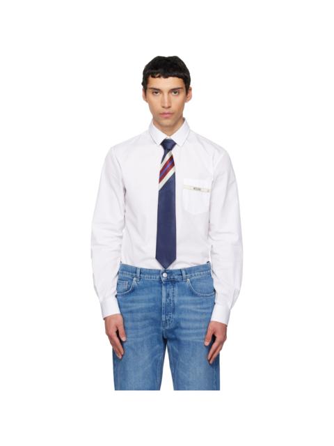 Moschino White 'Moschino Tape' Shirt