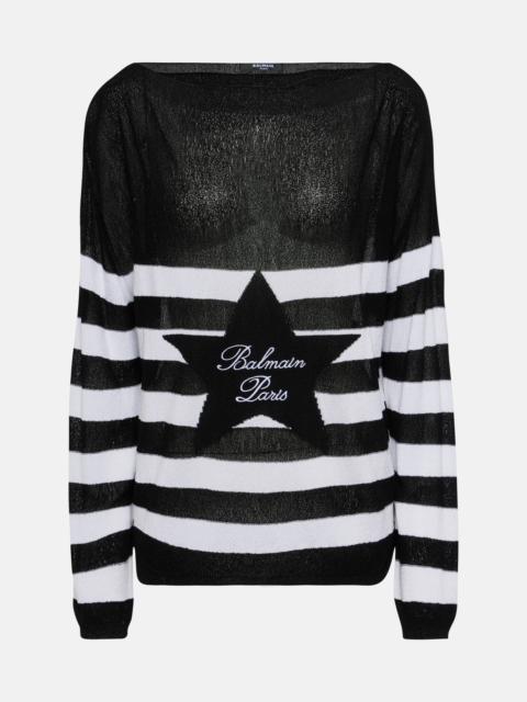 Logo striped sweater