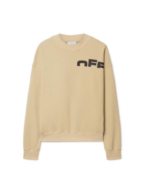 Off-White Beige Off Split Sweatshirt