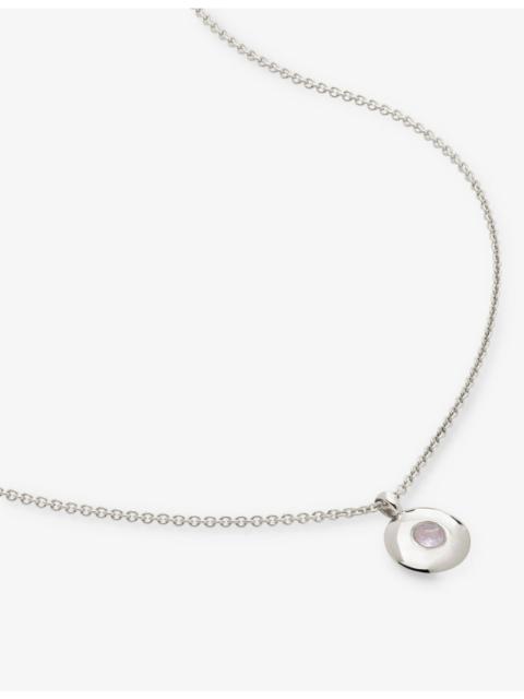 MONICA VINADER June Birthstone sterling-silver necklace