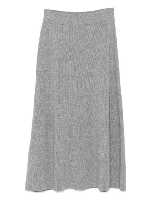 FABIANA FILIPPI ribbed midi skirt