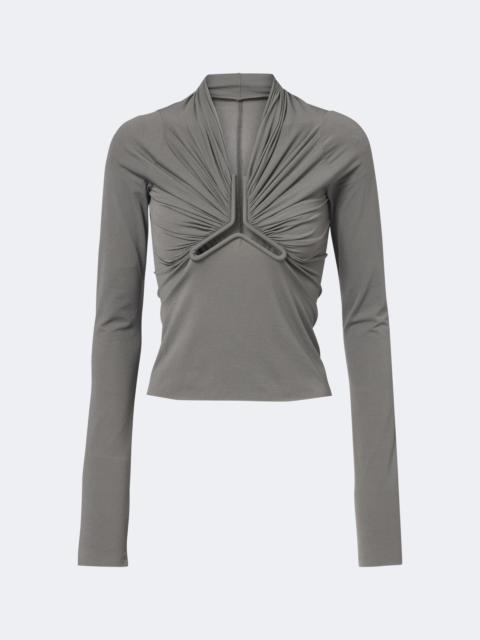 Rick Owens Allanah gathered jersey top