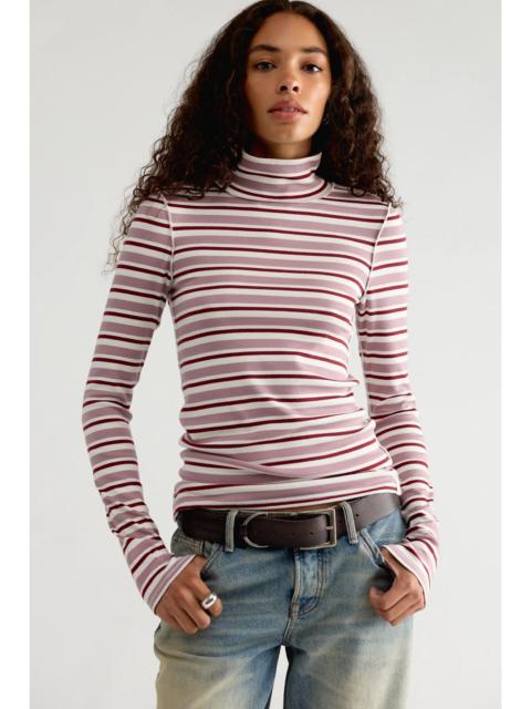 FREE PEOPLE We The Free Good Good Stripe Turtleneck