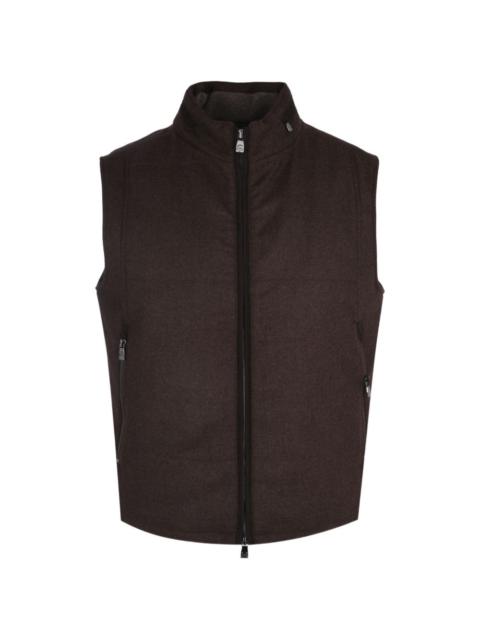 CORNELIANI zip outdoor waistcoat