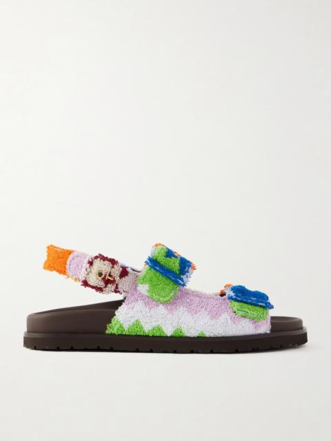 Missoni Mia Striped Terry Sandals
