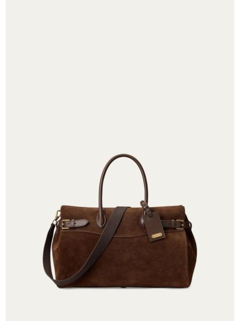Ralph Lauren Men's Bedford Calf-Suede Duffel