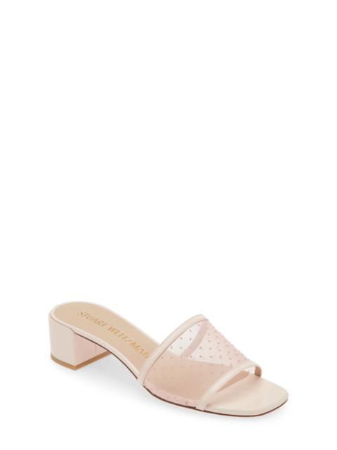 Stuart Weitzman Cayman 35 Block Slide Sandal