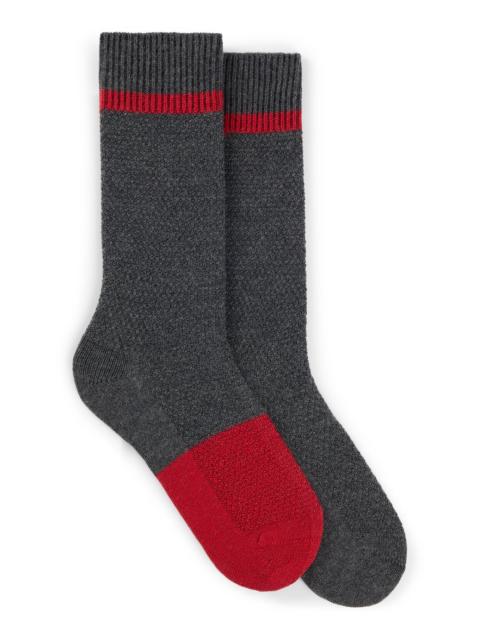 HUGO TWO-PACK OF BOOT SOCKS WITH LOGO DETAILS