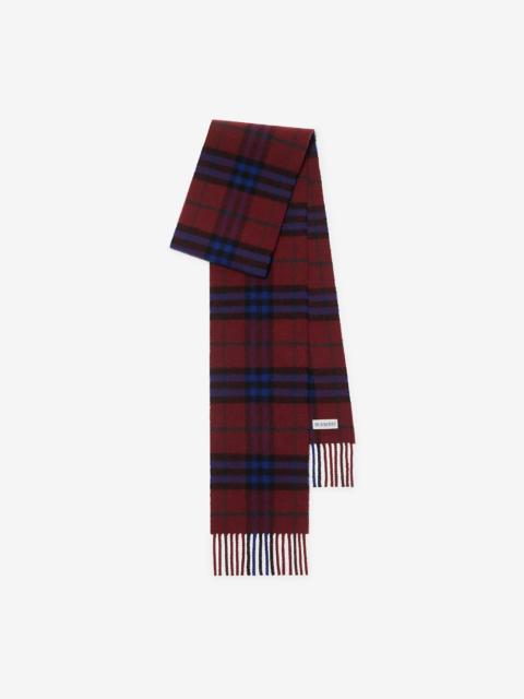 Burberry Narrow Check Cashmere Scarf