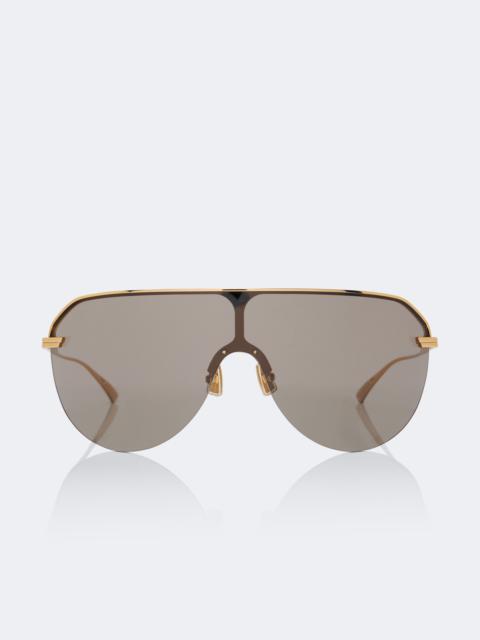 Bottega Veneta RIbbon aviator sunglasses