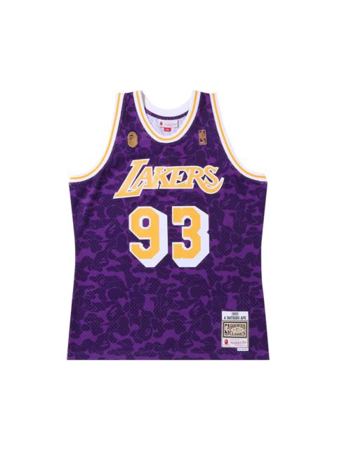 A・BATHING APE Lakers バスケウェア セットアップ A BATHING APE® BAPE x Mitchell & Ness Los Angeles Lakers