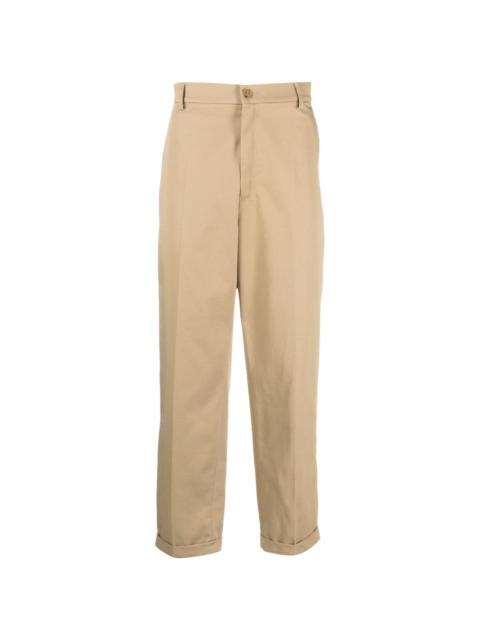 KENZO straight-leg cotton trousers