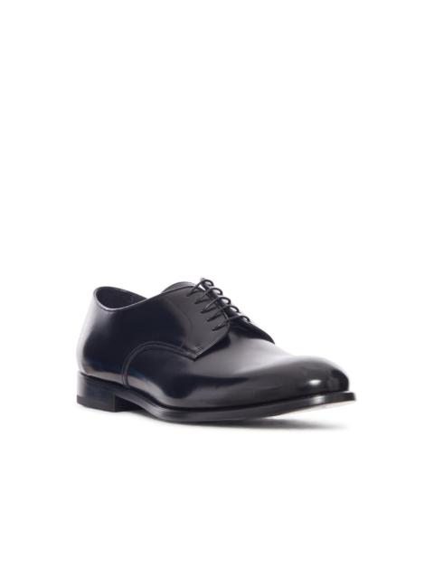 Other brands DOUCAL'S Oxford Lace Up Black Shiny Leather Shoes New & Auth