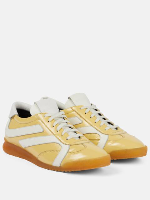 Proenza Schouler Track suede-trimmed leather sneakers