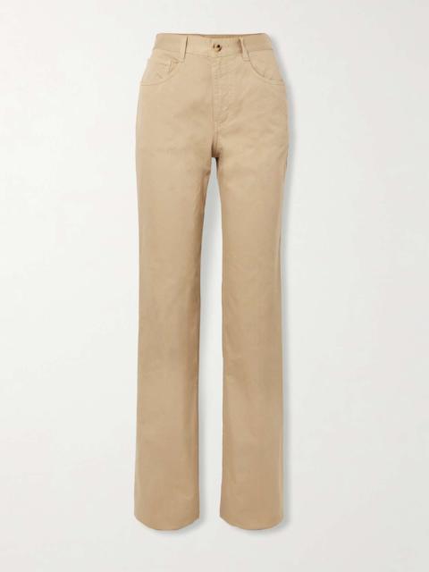 SAINT LAURENT Clyde high-rise straight-leg jeans