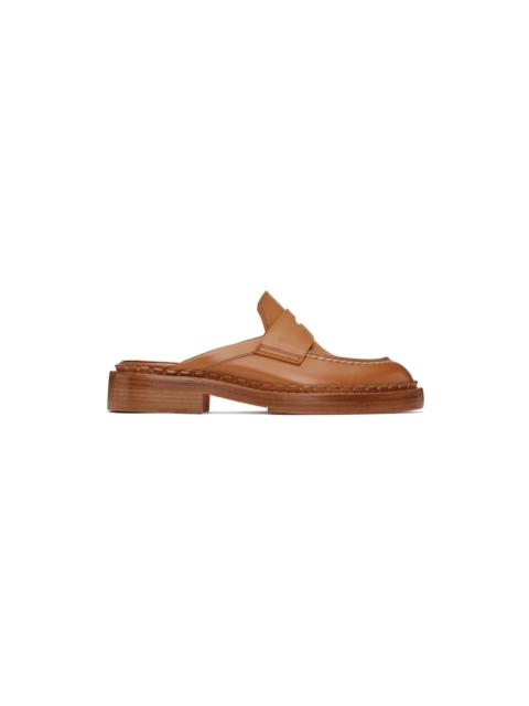 Brown Strap Loafers