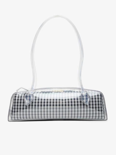 Alaïa Le Teckel Medium black and white bag