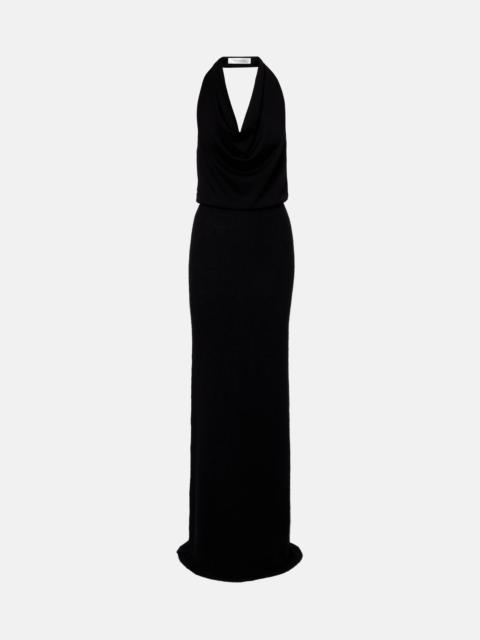 AYA MUSE Iro halterneck open-back maxi dress