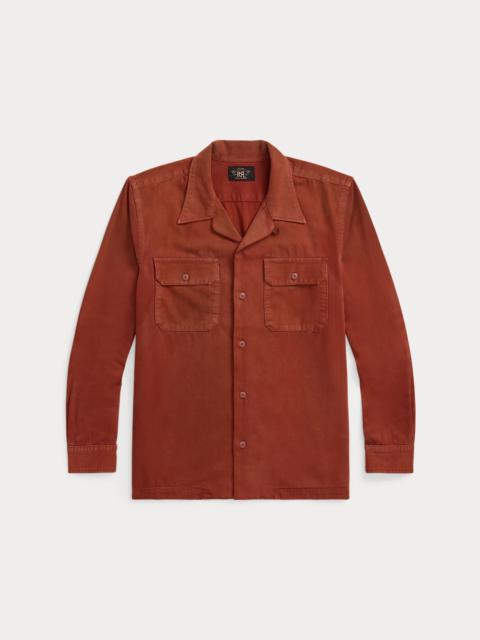 RRL by Ralph Lauren Garment-Dyed Twill Camp Shirt