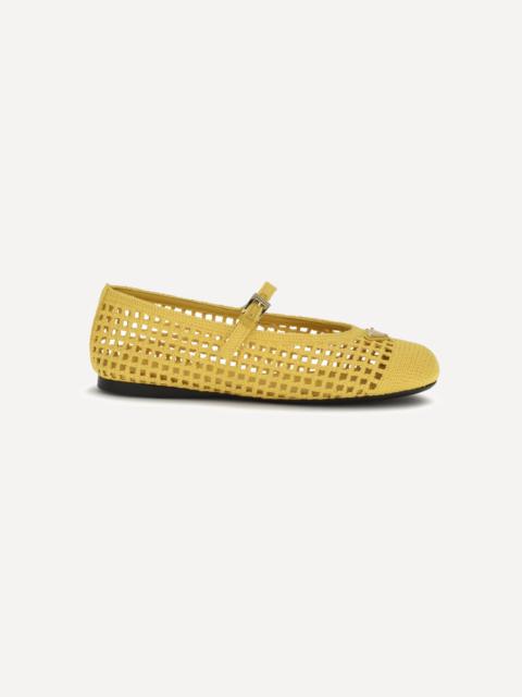 Prada Crochet Ballerinas