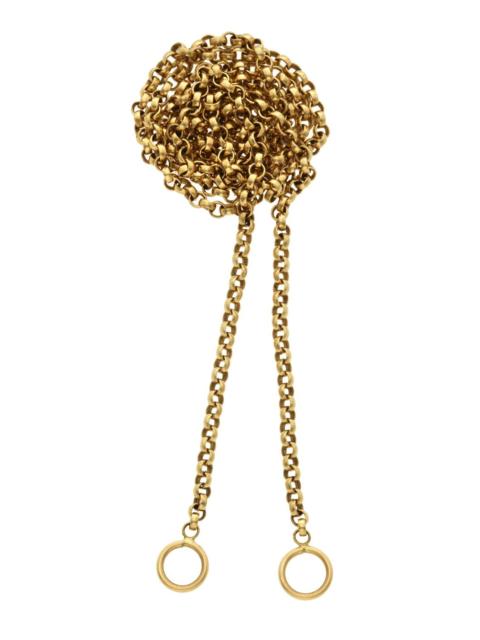 MARLA AARON Rolo Chain Necklace - Yellow Gold - 17in