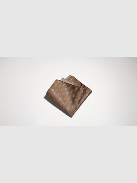 GUCCI Horsebit silk jacquard pocket square