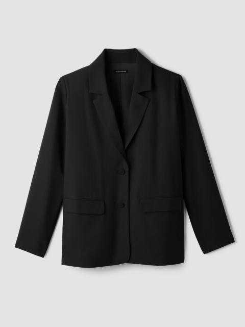 EILEEN FISHER Seasonless Wool Long Blazer