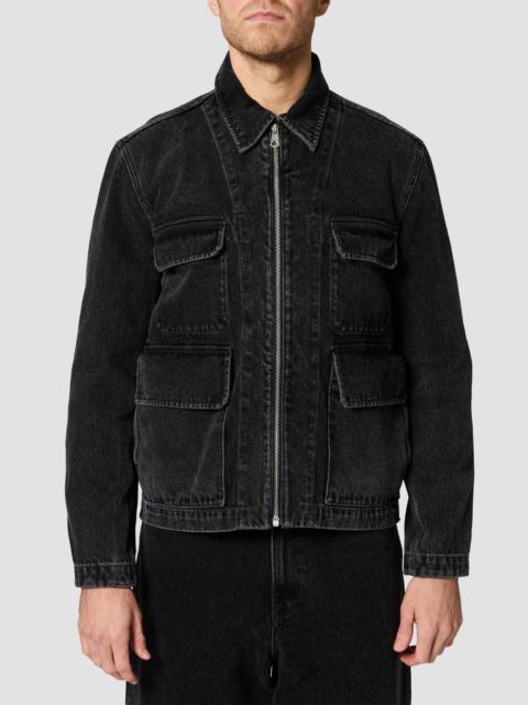 Paul Smith Men's Front-Zip Jean Jacket - Rinse Wash
